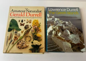 Amateur Naturalist Gerald Durrell 1982 1st Ed. Vintage Hardcover Book Bundle - Picture 1 of 24