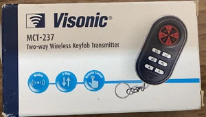 Visonic MCT-237 wireless two-way keyfob transmitter - Picture 1 of 1