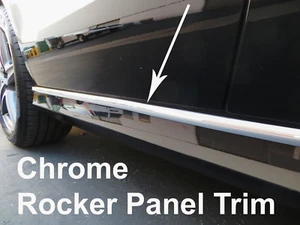 2004-2019 ToyotaModels Chrome SIDE ROCKER PANEL Trim Molding Kit 2PC - Bild 1 von 3