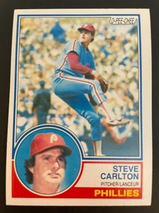 1983 OPC O-pee-chee Baseball # 70 Steve Carlton