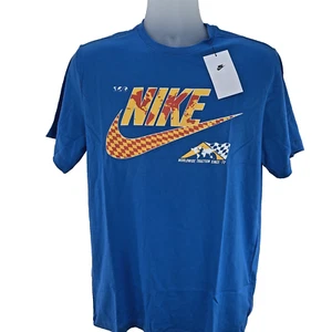 Nike Futura Logo T-Shirt, Size M, Blue, RRP £32.99 FQ3758-435 - Picture 1 of 16