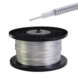 30 Feet RG405 .086" Semi-rigid Coax Cable with Tinned Copper Outer Conductor - Picture 1 of 1