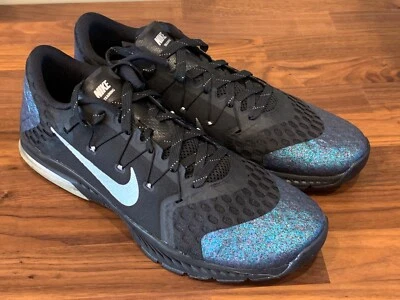 NIKE Zoom Training Complete AMP SUPER BOWL LI Athletic Shoe SIZE 13 BLUE BLACK - Image 1 of 4