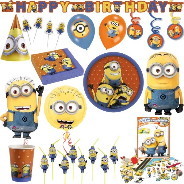 Minions Unverbesserlich 2 Set Di Compleanno Per Bambini - Immagine 1 di 1
