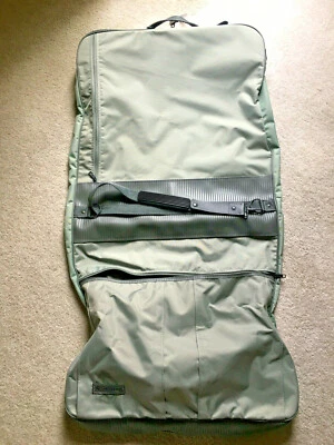 Vintage SAMSONITE Large gray hanging travel garment/suits/dress bag NO SMOKING - Image 1 of 4