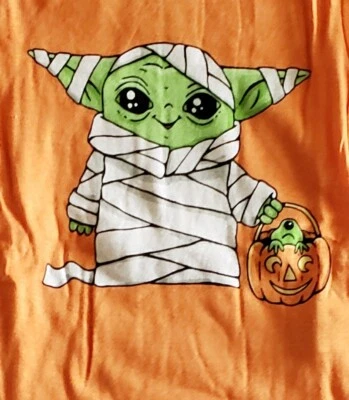 Star Wars Baby Yoda Long Sleeve Halloween Pajama Set Girls' Size 6/New - Image 1 of 4