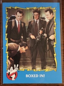 1989 O-Pee-Chee Ghostbusters White Back Bill Murray Venkman Boxed In #33