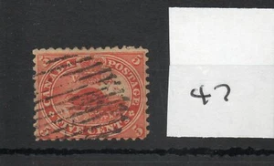 Canada - (47) - Victoria -1859 - five cent - used - SG Cat £20 - Picture 1 of 1