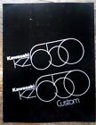 1977 Kawasaki KZ650 and Custom Motorcycle Sales Brochure