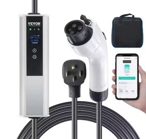 VEVOR Level 2 EV Charger 40A/32A/24A/16A 240V Electric Home EV Charging Station - Picture 1 of 1