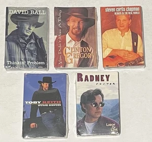 Cassette Single Lot Country Music Toby Keith David Ball Thinking Problem New - Picture 1 of 2