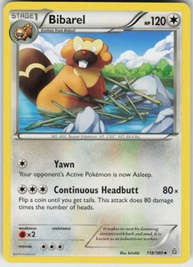 Bibarel 118/160 Uncommon  XY - Primal Clash - Picture 1 of 1