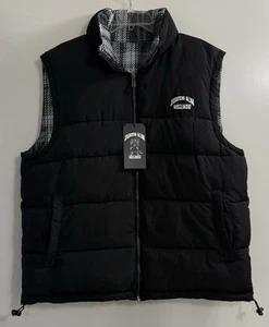 NEU Death Row Records schwarze gefütterte Wendeweste für Herren Gr. M, Snoop Dogg - Bild 1 von 8