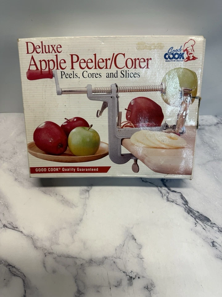 Descascador/cortador manual de mesa Good Cook Deluxe cortador de maçã - Imagem 1 de 3