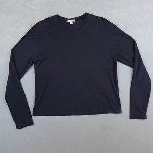Standard James Perse Vintage Boxy Tee Size 2 Medium Black Long Sleeves - Bild 1 von 7