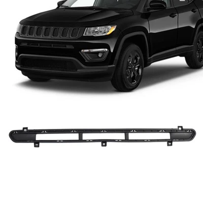 Fit 2017-2021 Jeep Compass Front Bumper Upper Fascia Center Slot Radiator Grille - Image 1 of 4