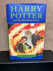 Harry Potter And The Half Blood Prince 1st Edition Hardback Book OWLs Missprint - Picture 1 of 8