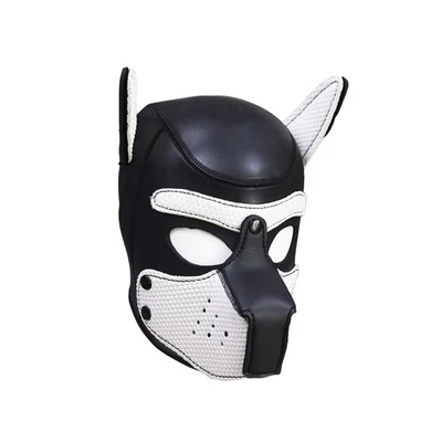 Unisex Neopreno Cabeza Completa Hocico Desmontable Cachorro Capucha Máscara Juegos con disfraces Foto 1 de 4