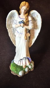 Pipka Earth Angels Elizabeth Forget-Me-Not Angel LE 1140/5400 w/ Box & Card - Picture 1 of 15