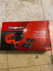 Snap On Red 3/8”  Monsterlithium Cordless Impact w 2 Batteries New CT9010K2 - Picture 1 of 4