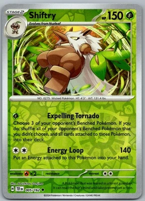 Shiftry Uncommon SV05: Temporal Forces 005/162 NM - Image 1 of 2