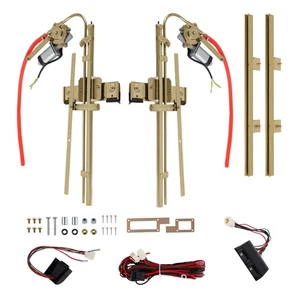 Power Window Kit for Ford Chevy Chrysler 1932-up 2-Door Cars with Flat Glass - Picture 1 of 14