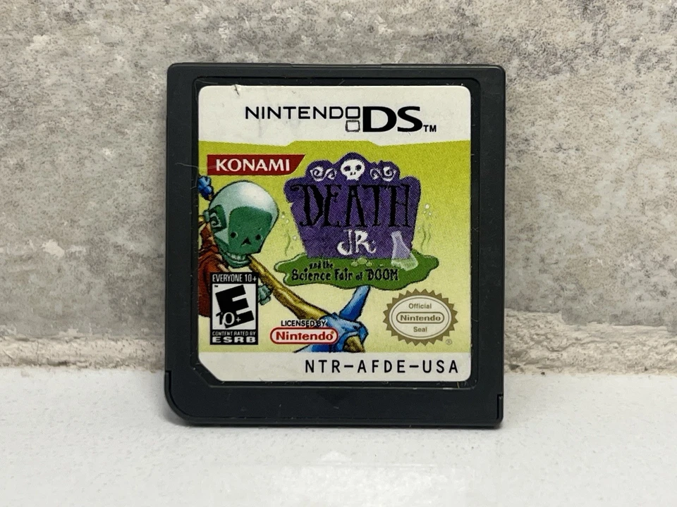 Nintendo DS - Death Jr & the Science Fair of Doom - Konami - Cartridge - TESTED - Image 1 of 3