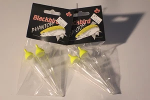 2- REDWING BLACKBIRD PHANTOM FLOATS YELLOW CLEAR 6.0  GR - Picture 1 of 1