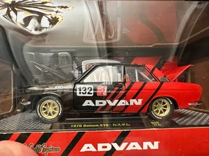 1/24 scale M2 Machines 1970 DATSUN 510 Advan S26 17-21 - Picture 1 of 6