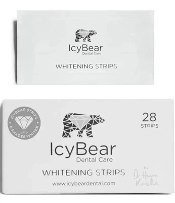 Icy Bear Dental Care - 28 Whitening Strips - Brand New & Sealed
