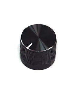 100pz Pomello tipo inserto alluminio KNB004A φ20x17mm 20x17mm 20x17 foro=18T nero - Foto 1 di 5