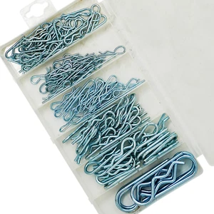 R Clips Clevis Retaining Spring Split Pins 150pc for Pins Cotter Assortment Kit - Picture 1 of 9