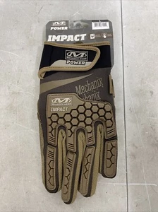 Mechanix Wear M-Pact Gloves Brown Touchscreen Capable Thermoplastic Rubber (TPR) - Picture 1 of 3