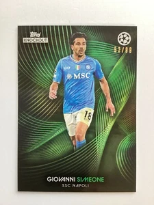 TOPPS KNOCKOUT 2024 GIOVANNI SIMEONE NAPOLI PARALELO 52/99 - Imagen 1 de 2