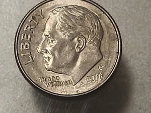 2016 P Roosevelt Dime DOUBLE DIE Mint Mark and Date Errors - Picture 1 of 4