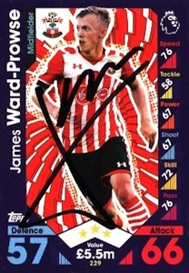 James Ward-Prowse - Southampton - Signed Trading Card - COA (57284)