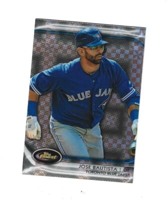 2012 Finest Refractors #60 Jose Bautista  TORONTO  BLUE JAYS - Image 1 of 2
