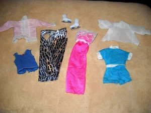Lot of Vintage Barbie Doll Clothes w/ Labels  Hong Kong Ice Skates Tammy /Pepper - Picture 1 of 8