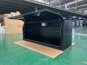 Black Aluminium Storage Toolbox Full Open Door 145CM(L)x50CM(D)x70CM(H) - Picture 1 of 10