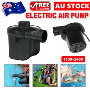 DC/AC Electric Air Pump For Inflatables USB Mattress Raft Bed Boat Pool Floating - Picture 1 of 12
