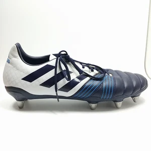 adidas Predator Soccer Cleats Shoes Men's Size 12.5 US Blue White PRB 698001 - Picture 1 of 8