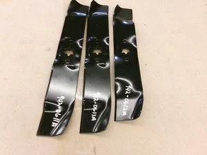 LOT OF 3 OEM TROY BILT CUB CADET MTD BLADE PART # 1 OF 942-0612A 2 OF 942-0611A - Picture 1 of 1