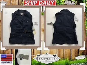 New Kenar Navy Marines Utility Vest Pockets Built Safari Adventure Medium Women - Picture 1 of 9