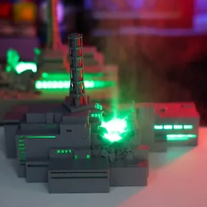Chernobyl Plant Disaster Catastrophe Humidifier 3D Print LED Light Desk Decor - Picture 1 of 23