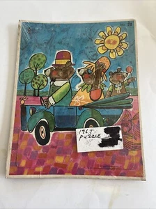 1967 Western Publishing Bears Puzzle #4904 29 Sealed New Atkins Strathmore Co - Picture 1 of 13