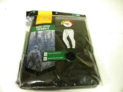 Realtree Base Layer Thermals Bottoms Black XL - Image 1 of 3