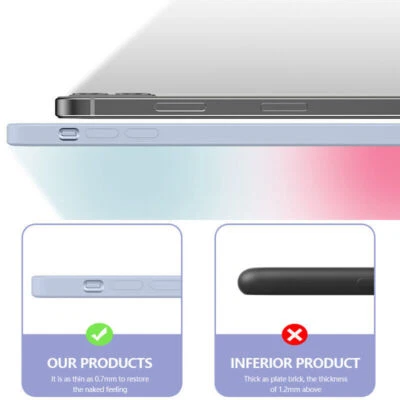 For iPhone 16 15 14 13 Pro Max 12 11 XS XR Liquid Silicone Soft Phone Case Cover - Image 1 of 4