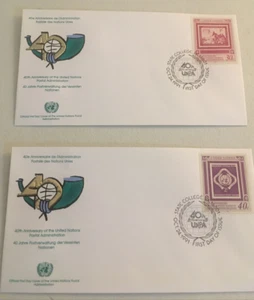 Collection Of Un First Day Cover All Unaddressed Some Have Story On Back S-39 - Picture 1 of 9