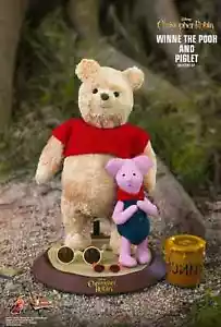 MMS503 Hot Toys CHRISTOPHER ROBIN WINNIE THE POOH and PIGLET 1/6 Figurenset - Bild 1 von 4