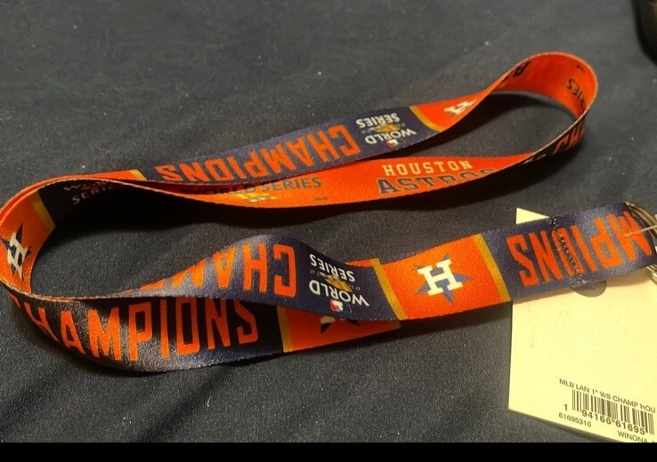 Houston Astros 2022 World Series Champions Lanyard MLB LICENSED - Image 1 of 1